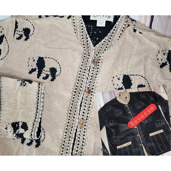 Excellent CONDITION RARE UNIQUE VINTAGE Showstopper WOMEN ORVIS Women's 100% Cot - Picture 15 of 15